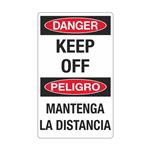 Danger Keep Off Peligro Mantenga La Distancia